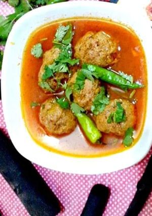 A picture of Bihari kofta.