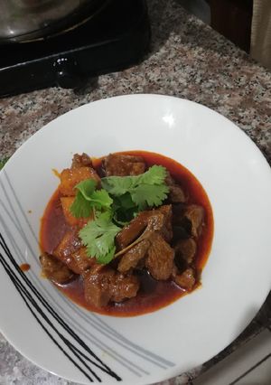 A picture of Durban Mutton Curry.
