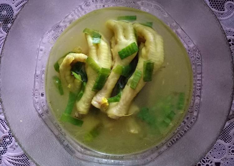 Resep Soto ceker simple &amp; enak, Enak Banget