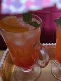 Red orange lime soda