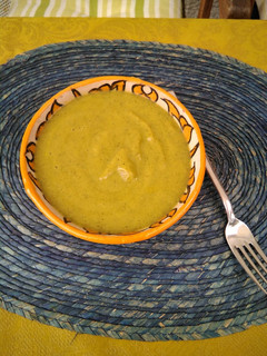 Una foto de Crema de calabacín
