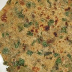 Torai chilka paratha A picture of Torai chilka paratha.