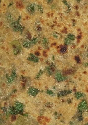A picture of Torai chilka paratha.