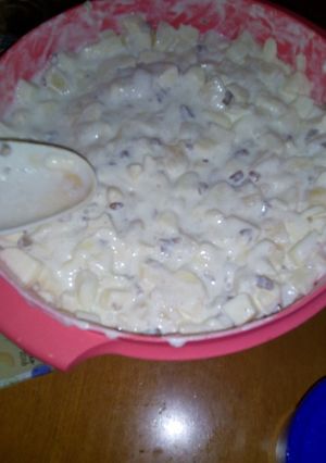 Una foto de Ensalada de manzana