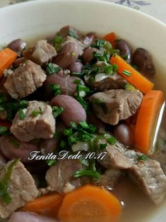 Foto resep Sup Daging Kacang Merah
