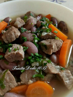 Foto resep Sup Daging Kacang Merah