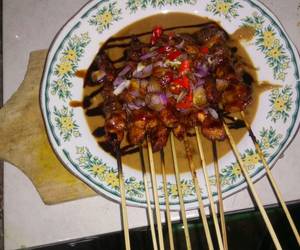 Resep mudah Sate Ayam Madura GPL 😘🍢 Nikmat Lezat