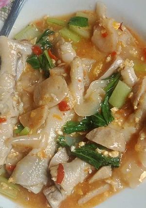 Foto resep Seblak ceker kerupuk ikan