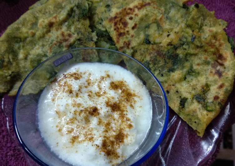 Recipe of Homemade Bathua aloo paratha