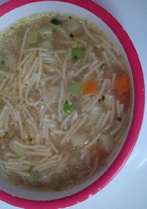 صورة لوصفة شوربة الخضار