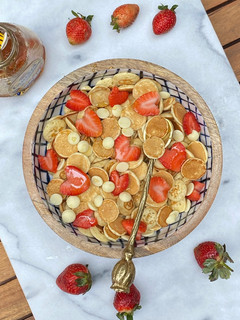 Una foto de “Cereal” de hot cakes