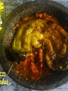 Foto resep Penyet Terong Bakar