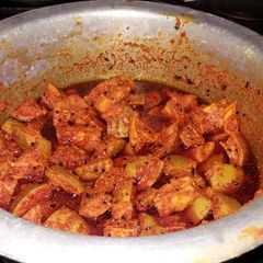 A picture of Village style mango pickle.