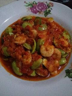 Foto resep Sambal udang pete