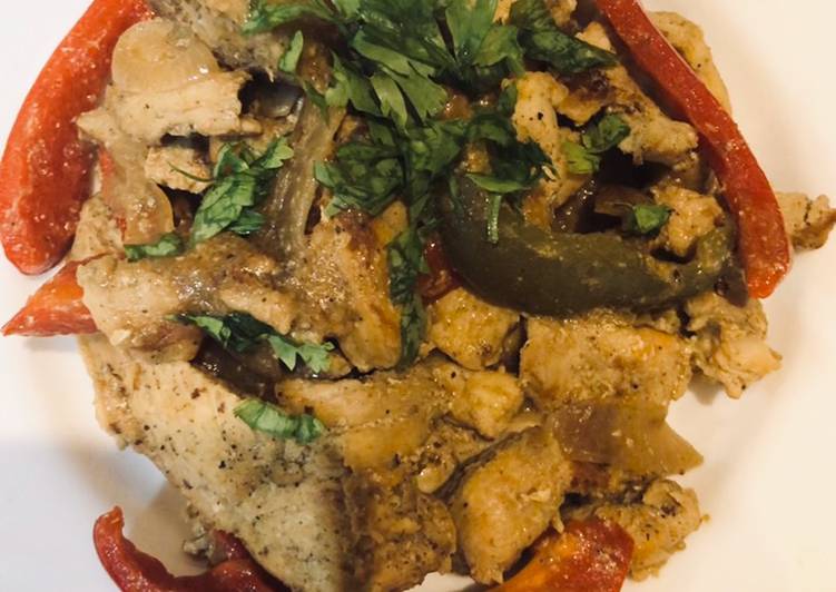 صدور فراخ بالفلفل الألوان 🍗