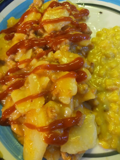 A picture of Chorizo Ground Pork with Potatoes Hash.