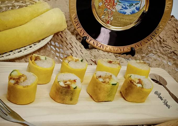 Recipe: Appetizing Sushi Pulut Rendang Ayam