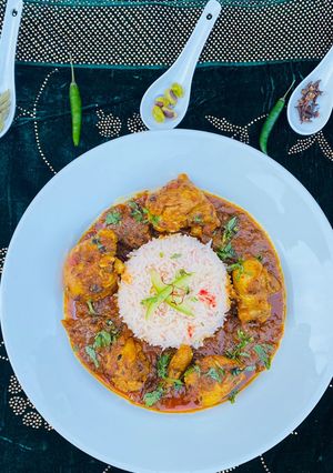 A picture of Chicken Bhuna Masala.