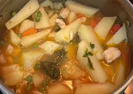 Estofado de pechuga de pollo