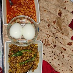 Healthy split chickpeas Chana dal and sprout moth beans matki A picture of Healthy split chickpeas Chana dal and sprout moth beans matki.