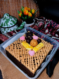 Foto resep Brownies kukus Coklat Toping Selai Kacang