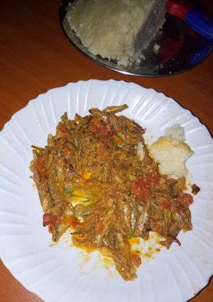 A picture of Stewed dagaa.