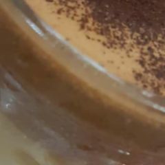 A picture of Dalgona coffee.