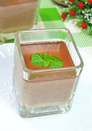 鮮奶可可布丁◎電鍋 的食譜成品照片