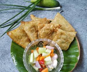 Resep Mudah Martabak Usus Balungan Ayam Tetelan Sapi Lombok Ijo Enak dan Sehat