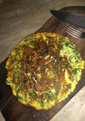 Una foto de Tortilla de acelga😋