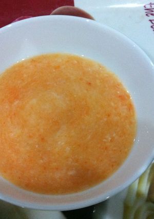 Hình của món Cháo cá bống cà rốt.