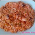 Arroz con chipirones y verdura al vino