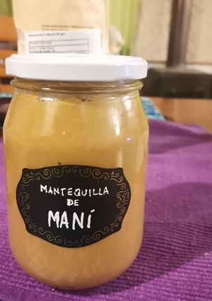 Una foto de Mantequilla de maní