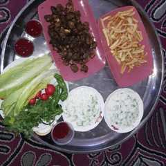 سودة وصدر بدبس الرمان 😋حمسس معا بطاطة وسلطة لبن-レシピのメイン写真