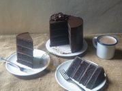 Gambar topping kek coklat