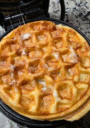 Una foto de Waffles Salados Saludables (Sin Harinas)