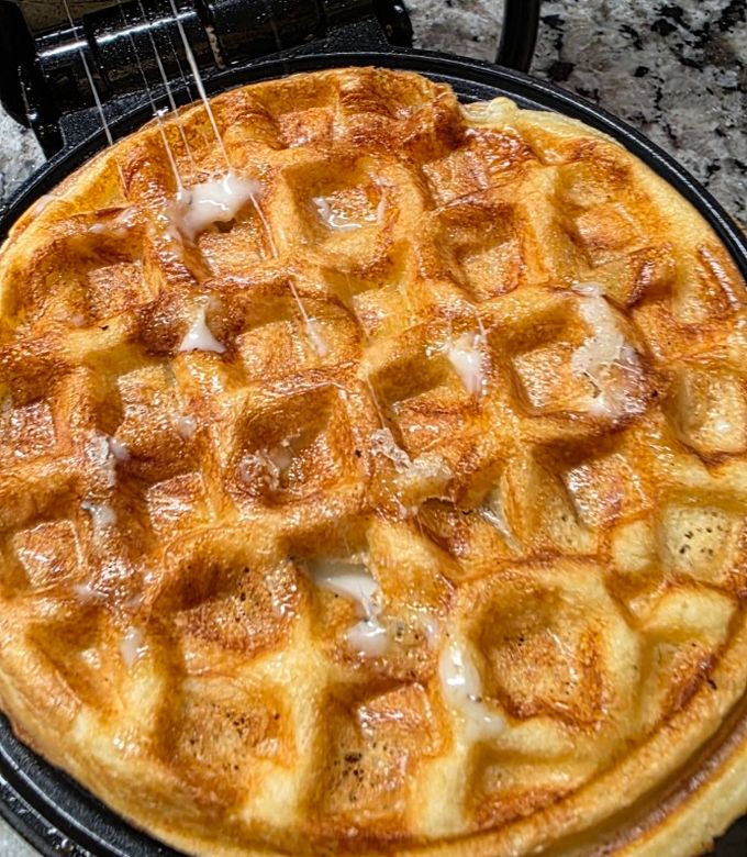 Una foto de Waffles Salados Saludables (Sin Harinas)