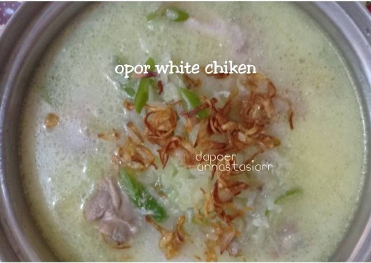Cara Gampang Membuat Opor white chiken, Bikin Ngiler