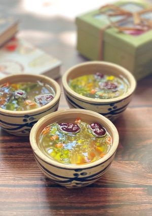 Hình của món Yến Chưng Kỷ Tử Táo Đỏ.