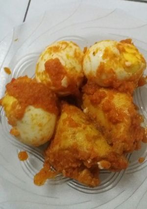 Foto resep Sambal telur dan ayam untuk anak