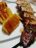Pollo hawaiano con ananas grigliata🍍🍗