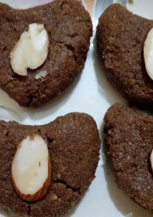 A picture of Chocolate sandesh.
