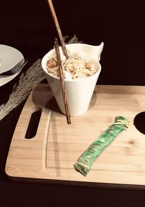 Une photo de Spaghetti aux fromage