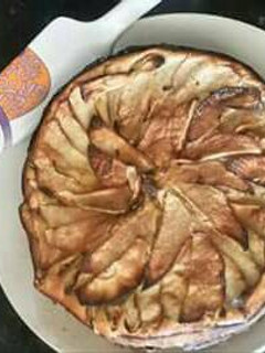 Una foto de Tarta dos manzanas