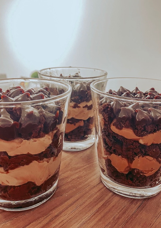 Una foto de Chocotorta en vaso!