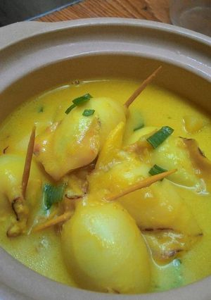Foto resep Gulai Cumi isi tahu telur