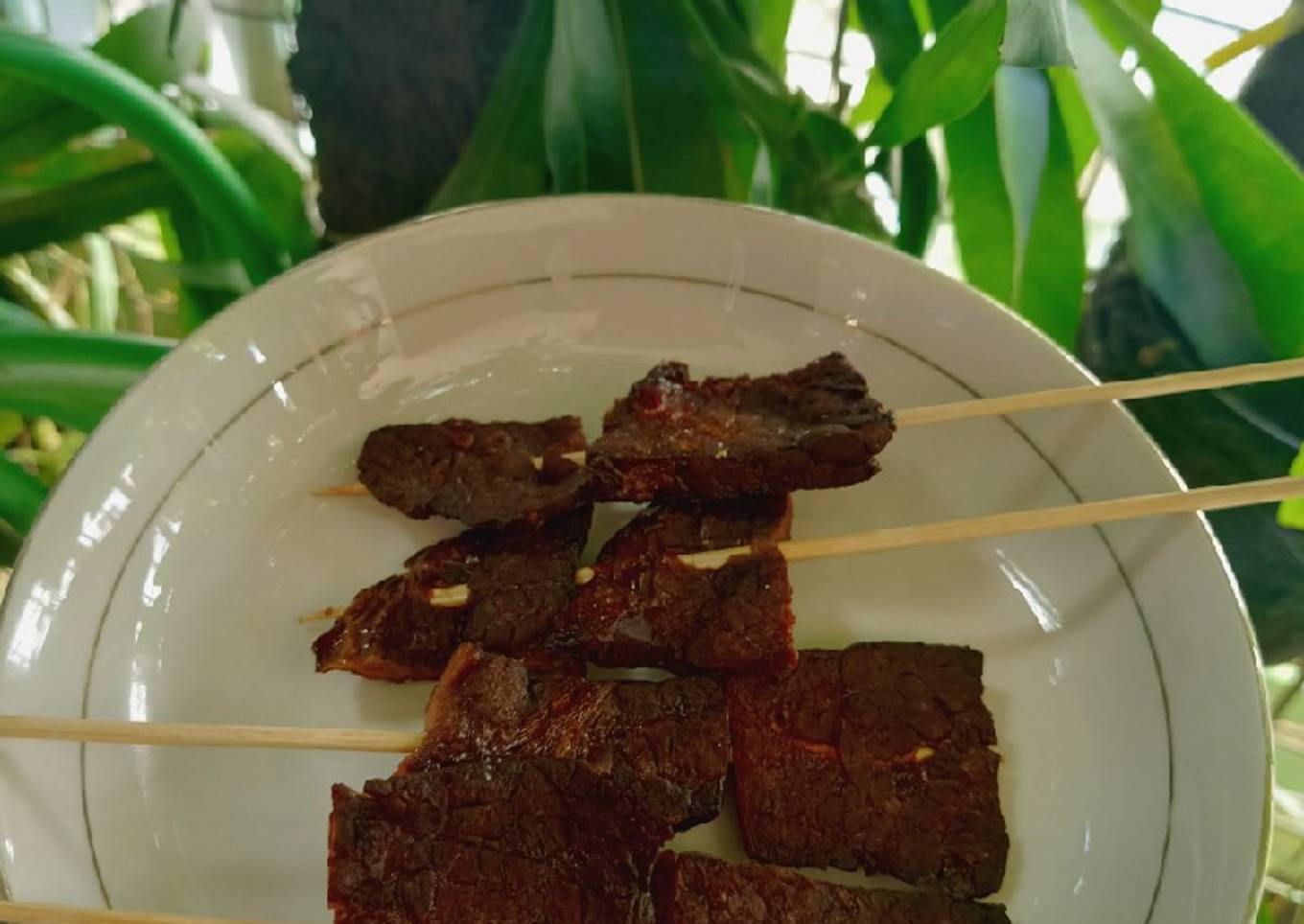 Sate baceman paru ala angkringan π