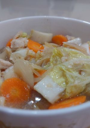 Foto resep Cah Sawi Putih Ayam