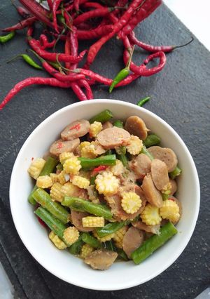 Foto resep Tumis putren bakso