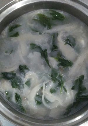 Foto resep Bobor bayam dan jamur